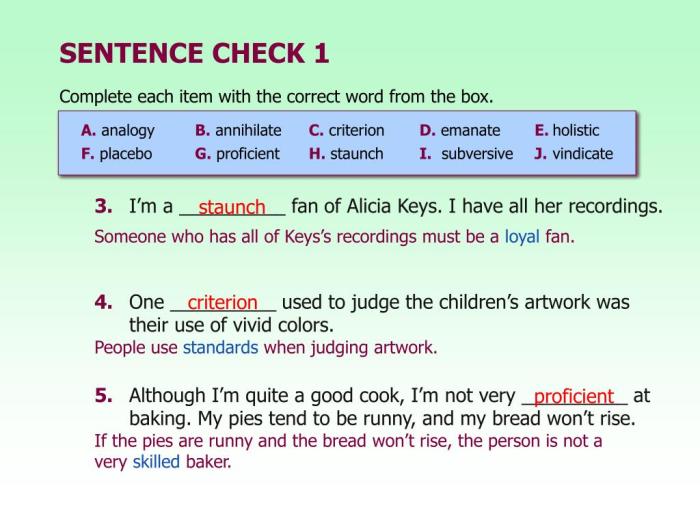 Chapter 23 sentence check 2 answers