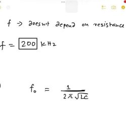 A series rlc circuit has a 200 khz resonance frequency