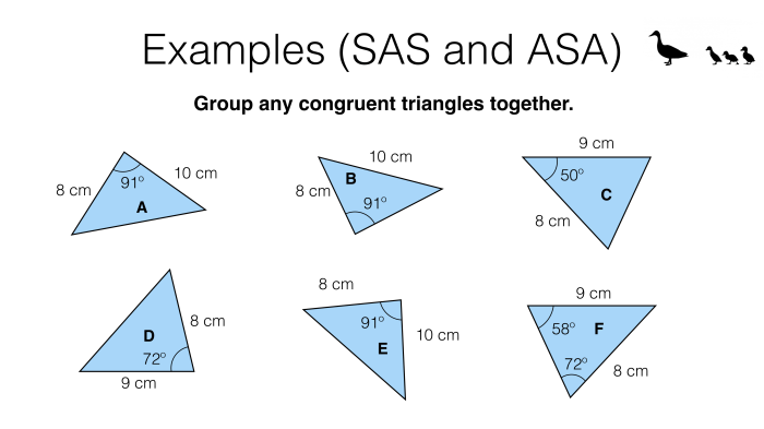 Congruent triangles sss and sas worksheet answers