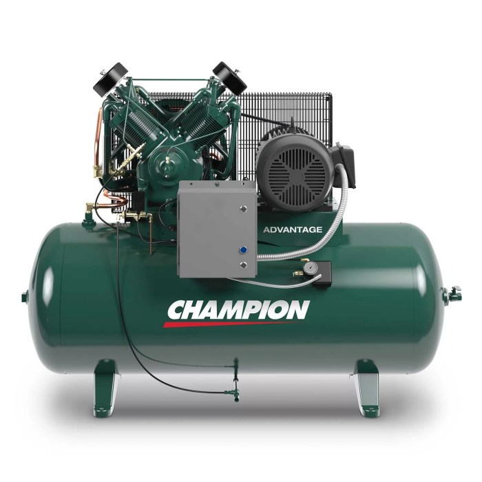 Piston movement compresses air in this type of air compressor
