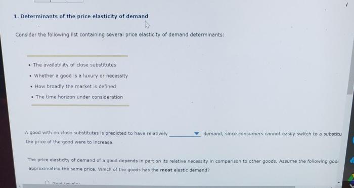 A demand curve reflects each of the following except the